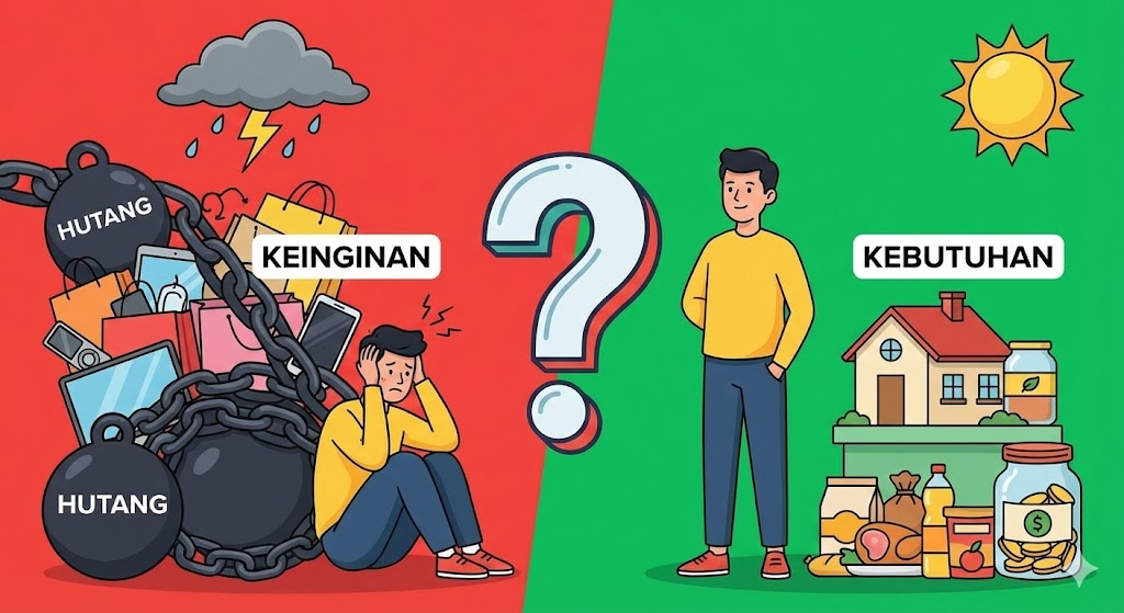 Antara Hutang, Keinginan dan Kebutuhan