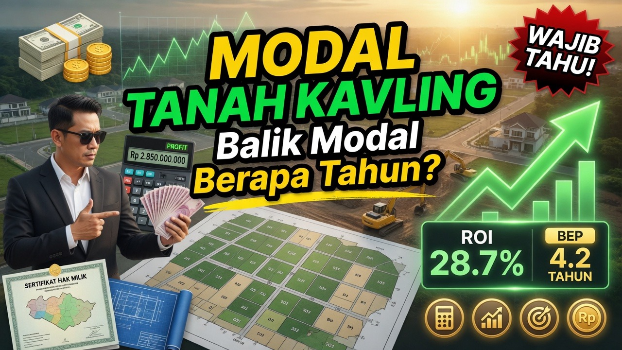 Perhitungan Modal dan Balik Modal Tanah Kavling