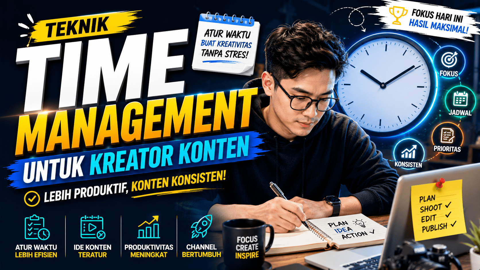 Teknik Time Management untuk Kreator Konten