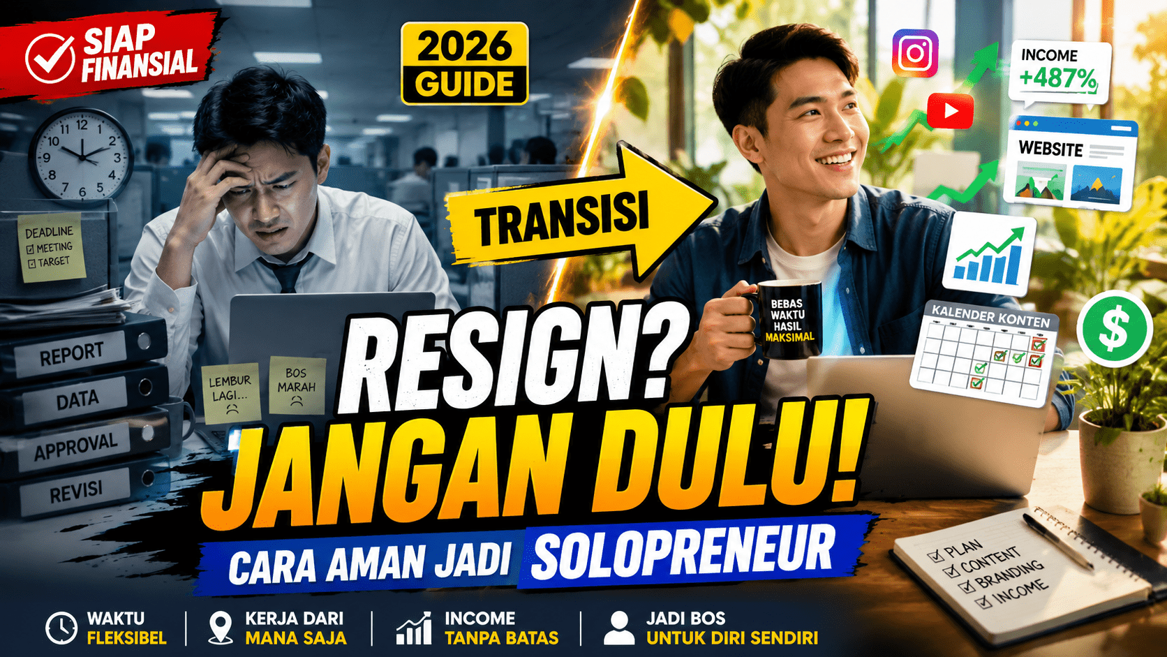 Tips Transisi dari Kantoran ke Solopreneur